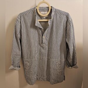 Corridor Long Sleeve Band Collar Anorak popover